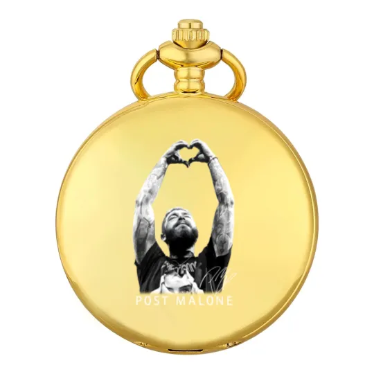 Discover Post Malone Hand Hearts Pocket Watches