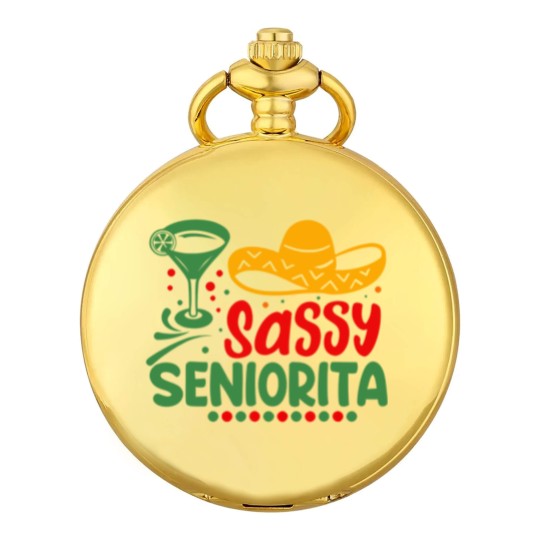 Discover Sassy Seniorita Sombrera Cinco De Mayo Margarita L Pocket Watches