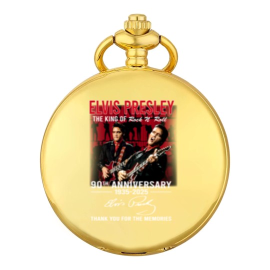 Discover Elvis Presley Pocket Watches, Elvis 90th Anniversary Pocket Watches, The King Of Rock Pocket Watches
