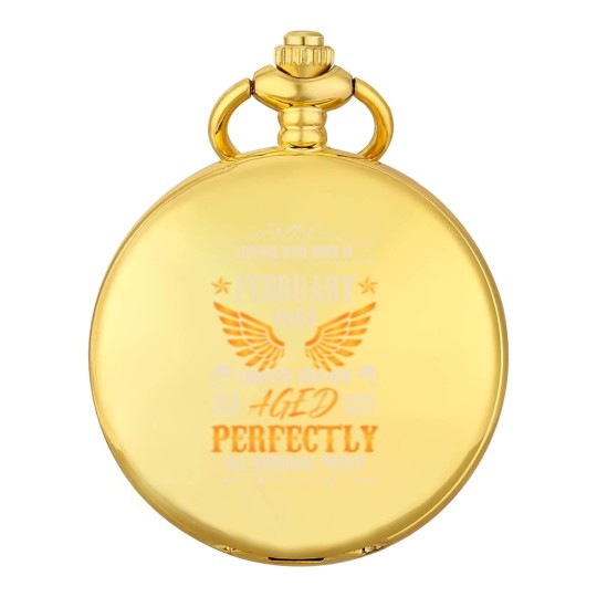 Discover Legends Were Born In February 1968 - Rocker Biker Pocket Watches