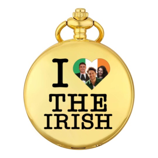 Discover I love heart the irish Niall Horan Hozier Paul Mescal Classic Pocket Watches