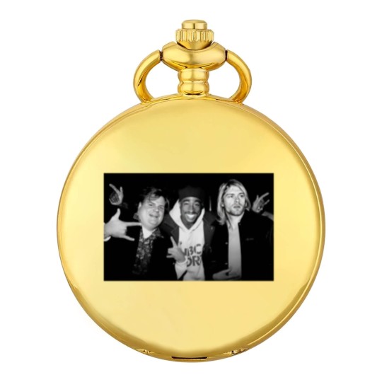 Discover Chris Farley Kurt Cobain Tupac Unisex Pocket Watches