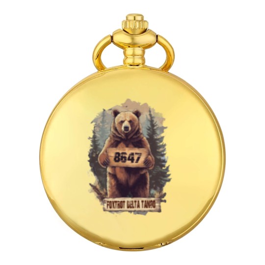Discover FDT Resist Bear Pocket Watches, Foxtrot Delta Tango anti Trump Pocket Watches, National Parks