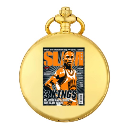 Discover Michael Jordan Slam Magazine Cover Pocket Watches
