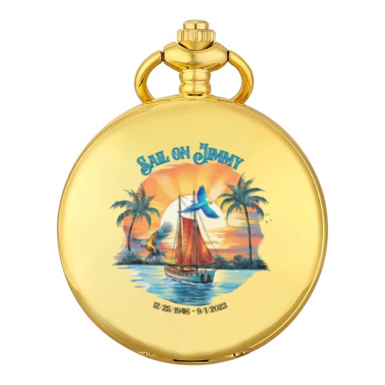 Discover Jimmy Buffett Memorial Pocket Watches, Jimmy Buffett Quote Pocket Watches, Rock Music Pocket Watches