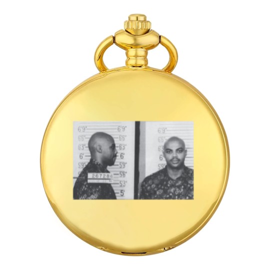 Discover Charles Barkley Mugshot Pocket Watches, Charles Barkley Pocket Watches