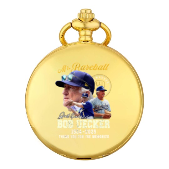 Discover Bob Uecker Baseball 1934-2025 Thank You T- Pocket Watches