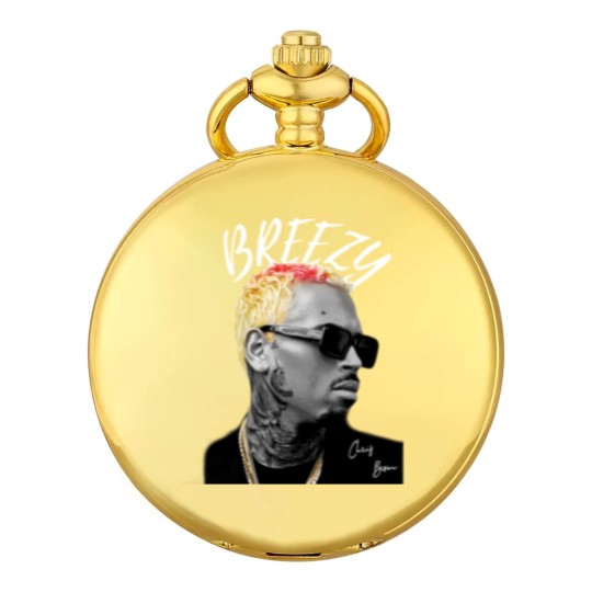 Discover Chris Brown Pocket Watches, Chris Brown 11:11 Tour 2024 Pocket Watches, Chris Brown Breezy Pocket Watches