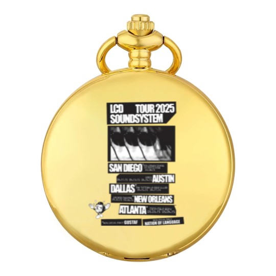 Discover New LCD Soundsystem Band Tour 2025 Pocket Watches