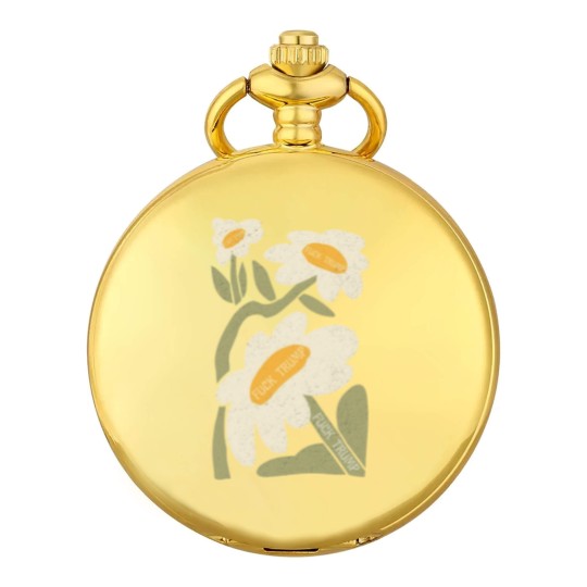 Discover Subtle Anti Trump Pocket Watches, Subtle Anti MAGA Pocket Watches