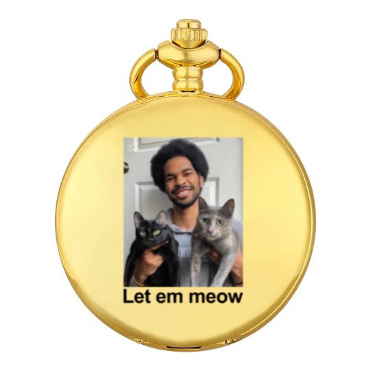 Discover Let Em Meow Jarrett Allen Pocket Watches, Unisex Pocket Watches, Unisex Men & Women
