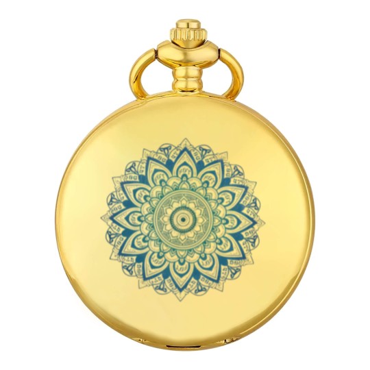 Discover Subtle Anti Trump Fascist FDT Mandala Political Pocket Watches
