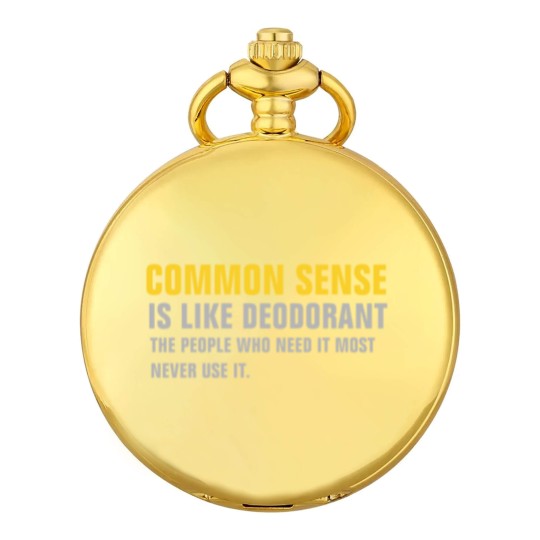 Discover Common Sense Pocket Watches