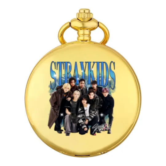 Discover Stray Kids Vintage 90s Bootleg Pocket Watches, Stray Kids Tour 2025 Pocket Watches