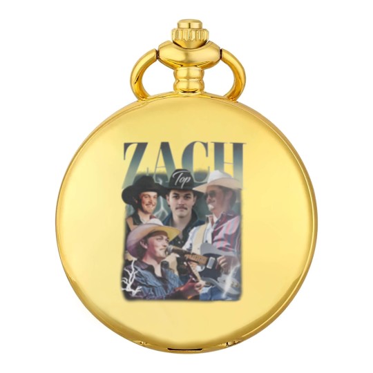 Discover Vintage Zach Top Country Music Festival 2025 Rap Pocket Watches, Singer Band king of country Pocket Watches