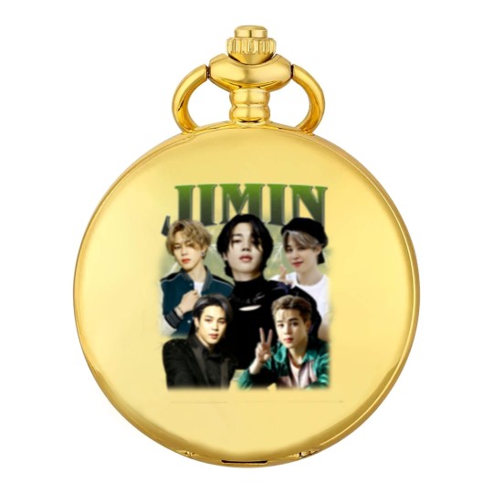 Discover Limited Jimin Korean Pop Pocket Watches Vintage Unisex Pocket Watches