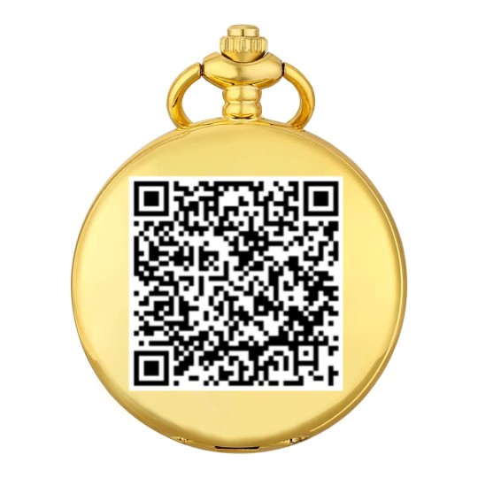Discover F You QR Code Pocket Watches