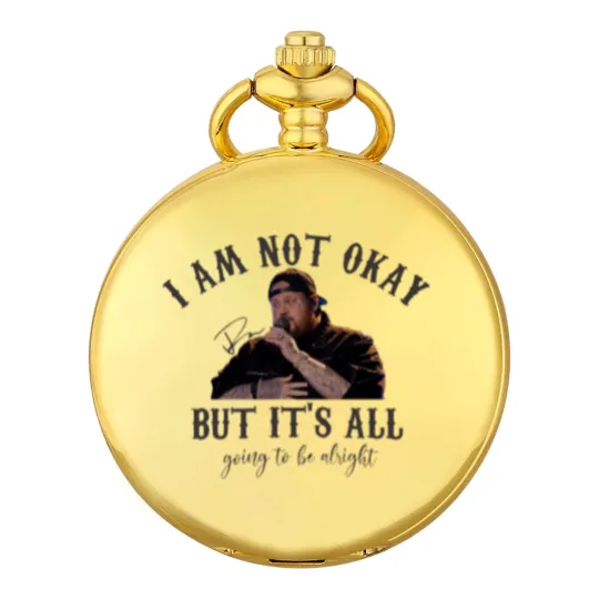 Discover I'm not okay- Jellyroll- Unisex Heavy Cotton Pocket Watches
