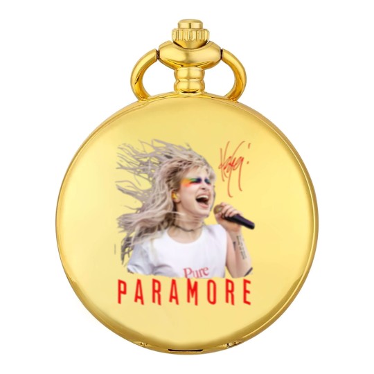Discover Paramore Hayley Williams Pocket Watches, Music Tour 2023, Paramore Merch Pocket Watches