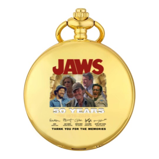Discover Jaws 1975 Movie Anniversary Pocket Watches, Jaws 50th Years Anniversary Pocket Watches