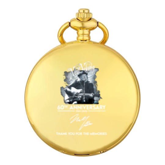 Discover Neil Young 60th anniversary signature thank you fo Pocket Watches