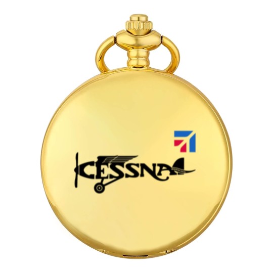 Discover Cessna Aircraft Aviation Airplane House Flags Pocket Watches