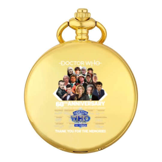 Discover Doctor Who 60th Anniversary 1963-2023 Thank You For The Memorie1 Signature Pocket Watches
