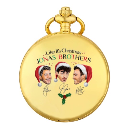 Discover Like It's Christmas Jonas Brothers Pocket Watches, Jonas Brothers Unisex Pocket Watches