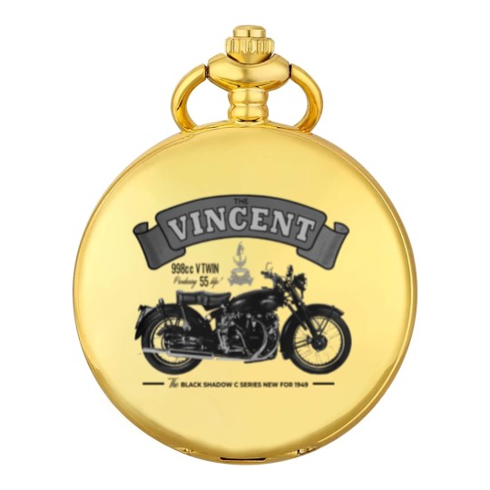Discover Vincent Black Shadow Classic Motorcycle T Pocket Watches