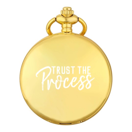Discover Trust the Process Dark Pocket Watches