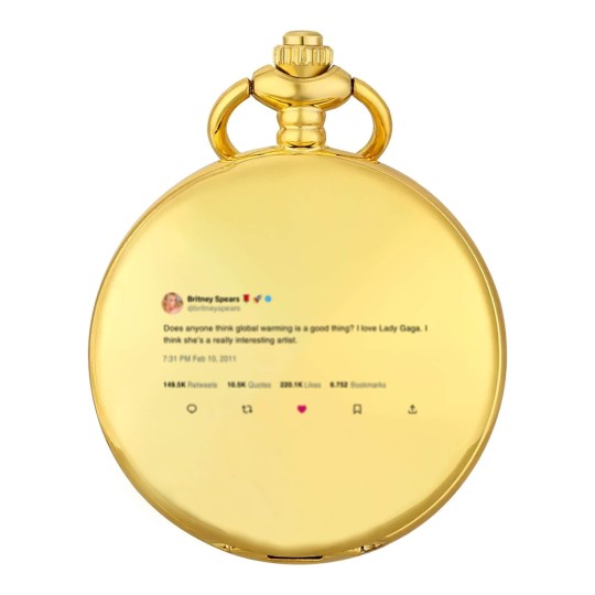 Discover Britney Spears Tweet Pocket Watches, Paris Hilton Pocket Watches, Funny Y2K Pocket Watches