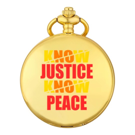 Discover "Social Justice No Justice No Peace" Pocket Watches design Pocket Watches