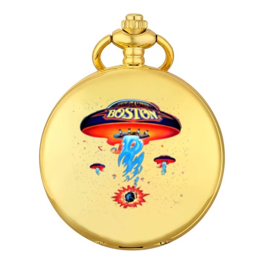 Discover Boston Band Pocket Watches Spaceship Rock Band Pocket Watches