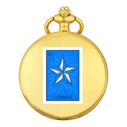 Discover Mexican Loteria 35 La Estrella The Star - Loteria - Pocket Watches