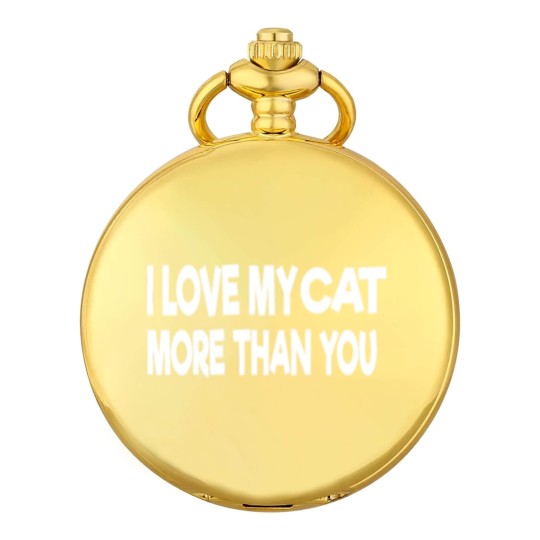 Discover i love my Cat more than you Pocket Watches