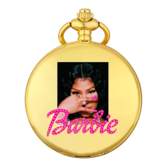 Discover Nicki Minaj Barbi Girl Pocket Watches| Queen of Rap Pocket Watches
