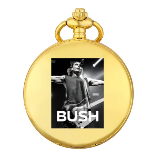 Discover BUSH ROCK BAND Tour - Bush Fan Edition - Nostalgic 90s Pocket Watches