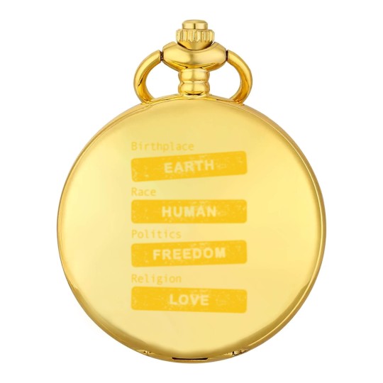 Discover Birthplace Earth Grunge - Human Freedom Love Pocket Watches