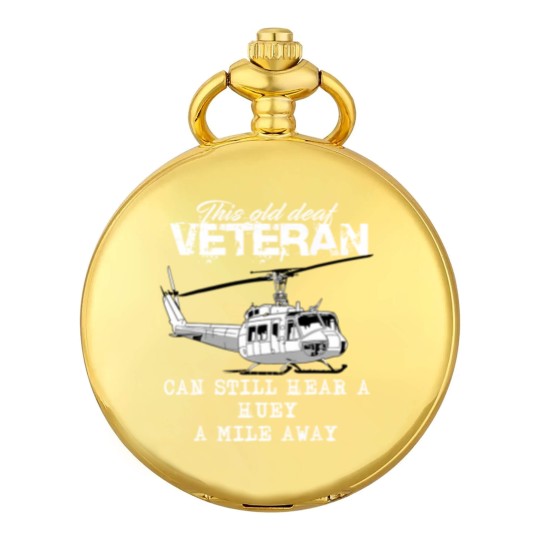 Discover Uh1 Huey Helicopter T Army Aviation Veteran Pocket Watches