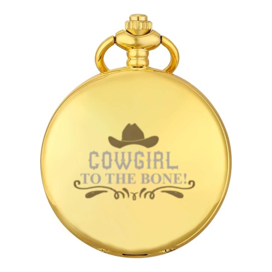 Discover Cowgirl - Cowgirl to the bone! Pocket Watches
