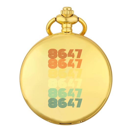 Discover 8647 Anti Trump 86 47 Retro Vintage 80s Style Pocket Watches