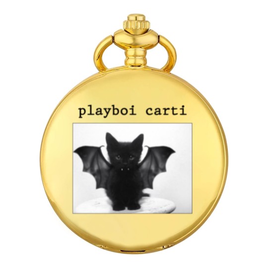 Discover Playboi Carti Cat Pocket Watches, Playboi Carti Meme Pocket Watches