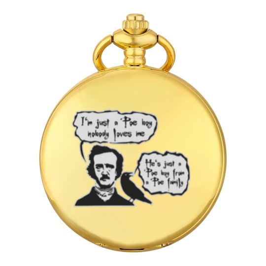 Discover BOHEMIAN POE Edgar Allan Poe RAVEN Pocket Watches