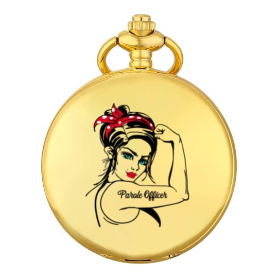 Discover 51.Parole Officer Parole Officer Rosie The Riveter Pocket Watches