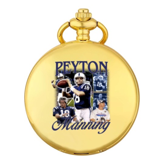 Discover Vintage 90s Graphic Style Peyton Manning Pocket Watches