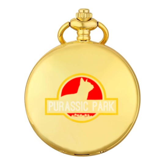 Discover purassic park cat funny t for dinosaur lovers Pocket Watches