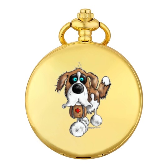 Discover "Bernhard" - St. Bernard - dog Pocket Watches