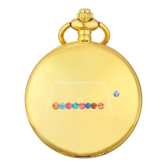 Discover Planets, solar system, Newton's cradle (1) Pocket Watches