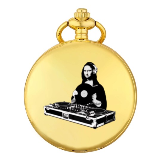 Discover Funny DJ Monalisa Pocket Watches