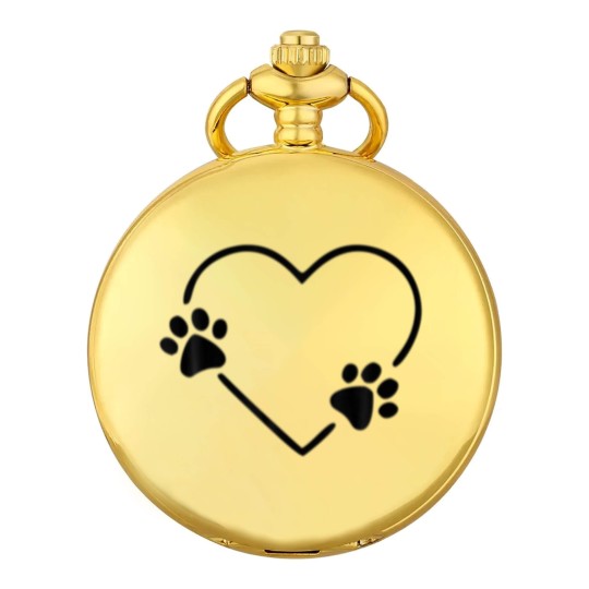 Discover Dog Heart Dog Paw Dog Mom Dog Mama Pocket Watches